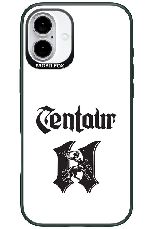 Centaur Logo White 2.0 - Apple iPhone 16 Plus
