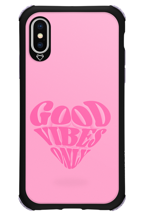 Good Vibes Heart - Apple iPhone XS