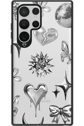 Silver Zone Transparent - Samsung Galaxy S22 Ultra