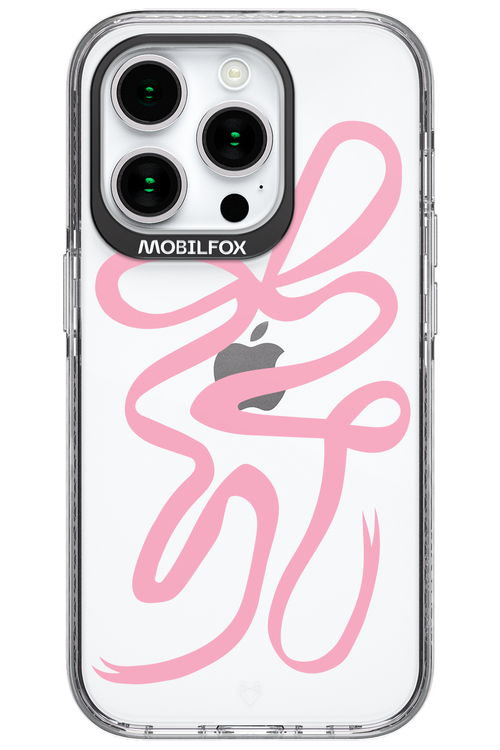 Pink Bow - Apple iPhone 15 Pro