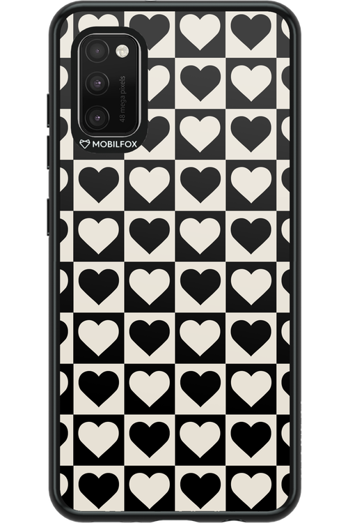 Checkered Heart - Samsung Galaxy A41