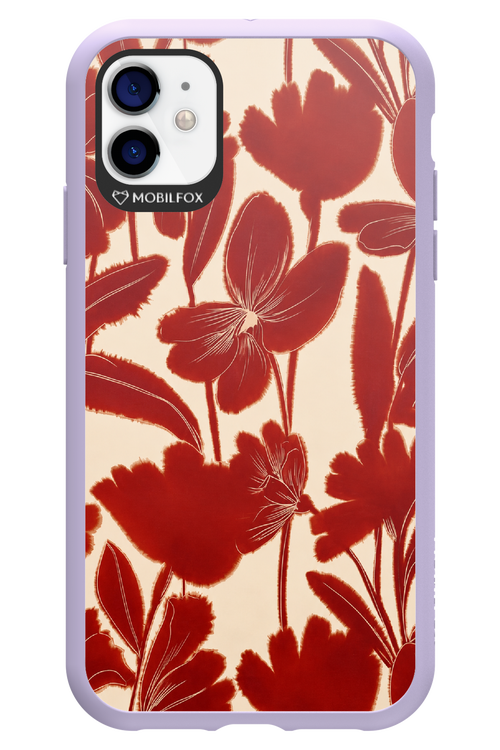 Burgundy Flowers 2.0 - Apple iPhone 11