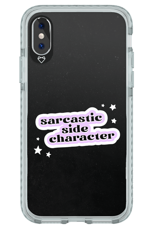 Sarcastic Black - Apple iPhone X