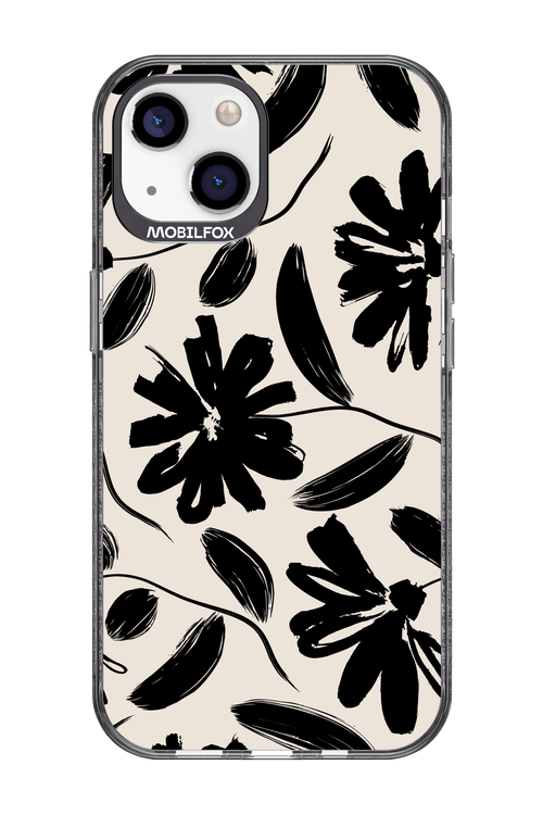 Monochrome Flowerss 2.0 - Apple iPhone 13