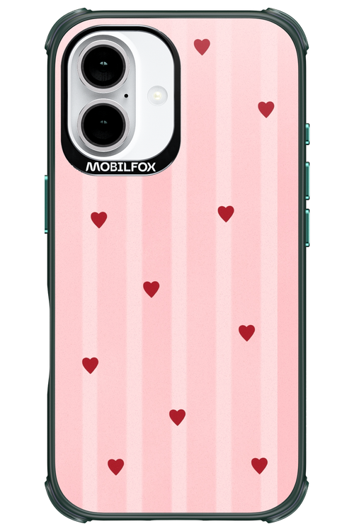 Red Little Hearts 2.0 - Apple iPhone 16