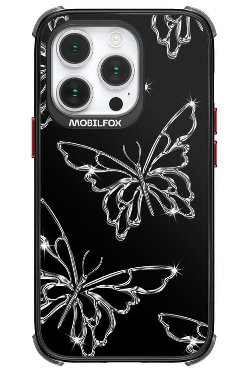 Silver Butterfly 2.0 - Apple iPhone 14 Pro