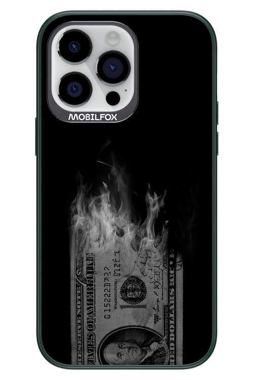 Money Burn B&W 2.0 - Apple iPhone 14 Pro Max