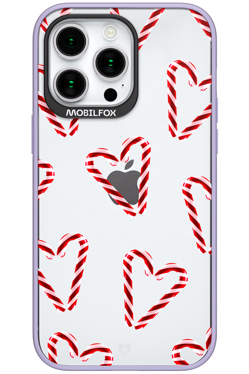 Candy Cane Hearts - Apple iPhone 15 Pro Max