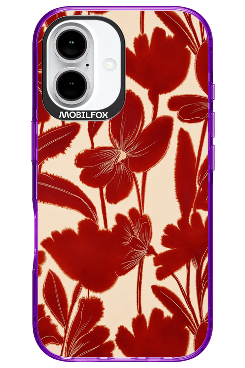 Burgundy Flowers 2.0 - Apple iPhone 16