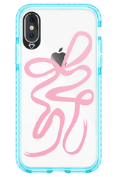 Pink Bow - Apple iPhone X