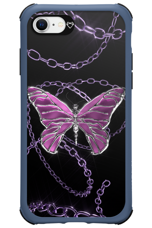 Butterfly Necklace - Apple iPhone SE 2020