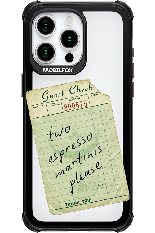 Espresso Martini 2.0 - Apple iPhone 15 Pro Max