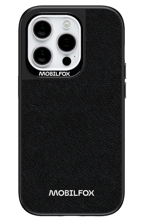 Logo White Leather 2.0 - Apple iPhone 14 Pro