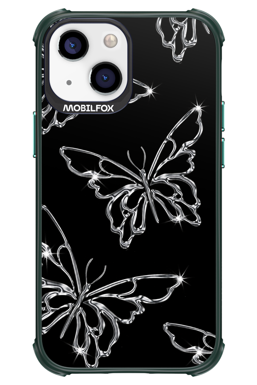Silver Butterfly 2.0 - Apple iPhone 13 Mini