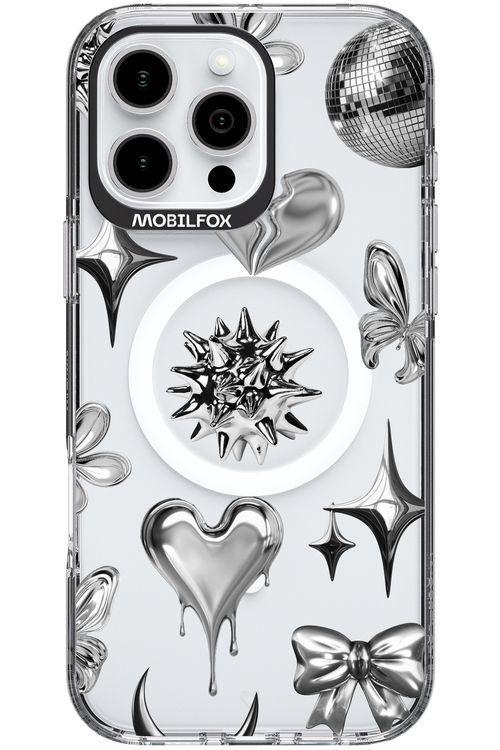 Silver Zone Transparent - Apple iPhone 16 Pro Max