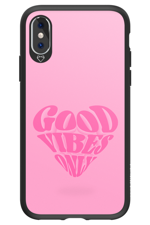 Good Vibes Heart - Apple iPhone XS