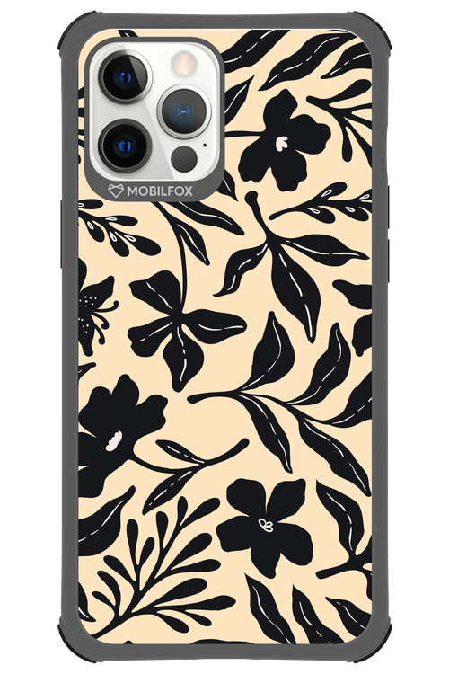 Black Flowers 2.0 - Apple iPhone 12 Pro Max