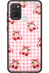 Pink Cherry Checked 2.0 - Samsung Galaxy A21 S