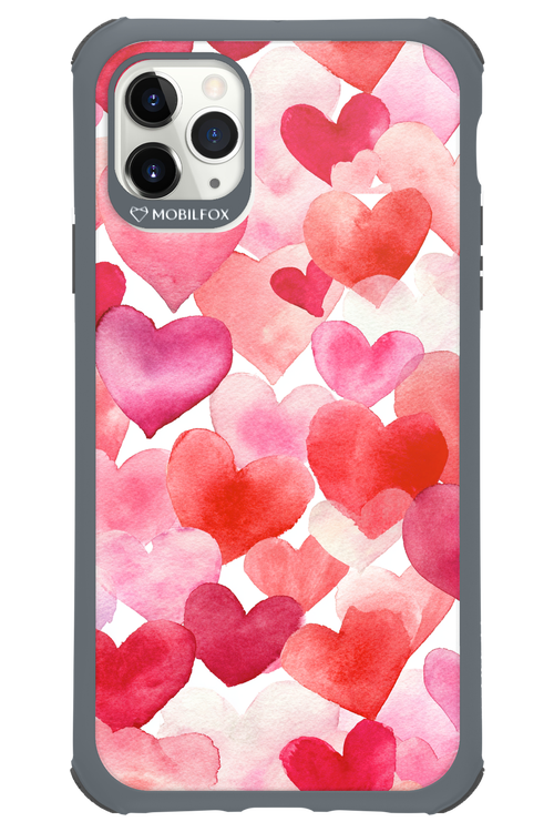 Water Painted Heart 2.0 - Apple iPhone 11 Pro Max