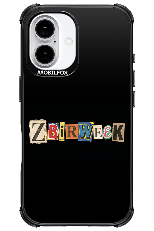 Zbirweek (black) 2.0 - Apple iPhone 16