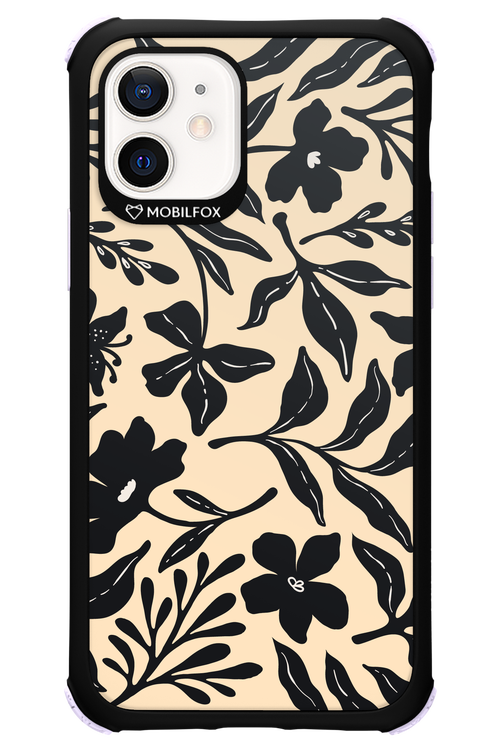 Black Flowers 2.0 - Apple iPhone 12