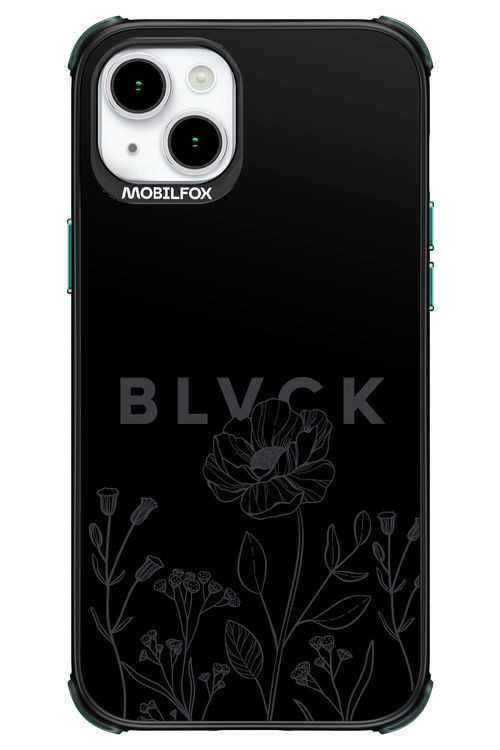 Black Flowers - Apple iPhone 15 Plus