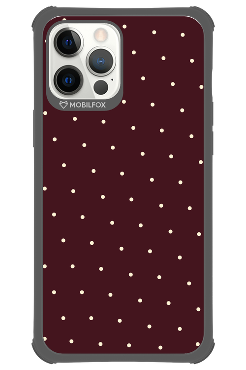 Burgundy Polka 2.0 - Apple iPhone 12 Pro Max