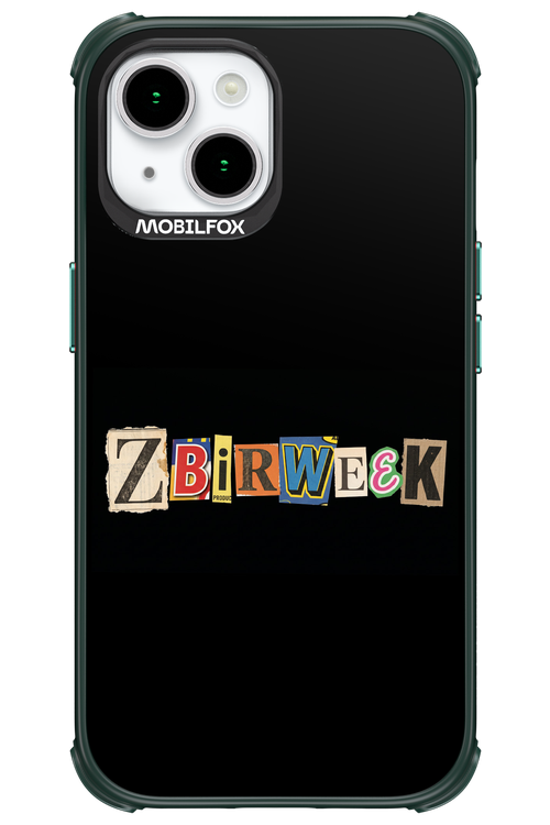 Zbirweek (black) 2.0 - Apple iPhone 15
