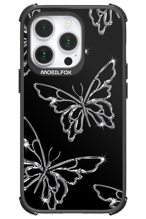 Silver Butterfly 2.0 - Apple iPhone 14 Pro