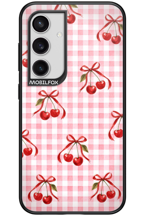 Pink Cherry Checked 2.0 - Samsung Galaxy S24