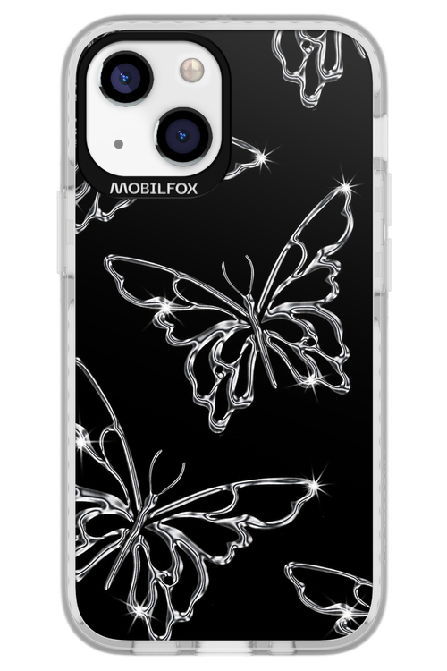 Silver Butterfly 2.0 - Apple iPhone 13 Mini
