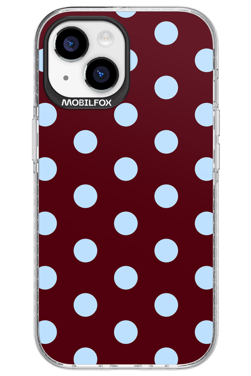 Polka Dots (burgundy) 2.0 - Apple iPhone 15