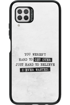 Hard to Believe 2.0 - Huawei P40 Lite