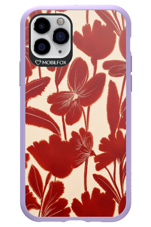 Burgundy Flowers 2.0 - Apple iPhone 11 Pro