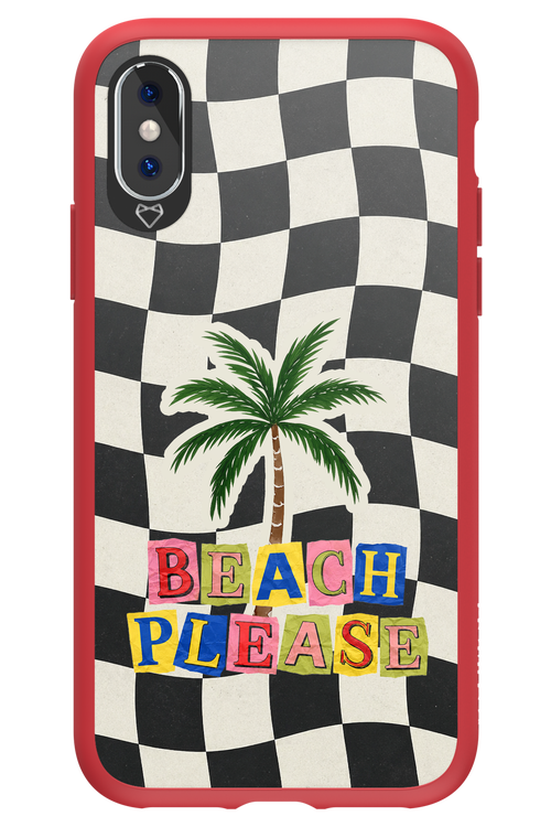 BEACH PLEASE 2.0 - Apple iPhone X