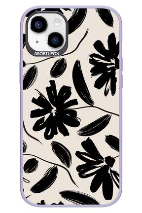 Monochrome Flowerss 2.0 - Apple iPhone 14 Plus