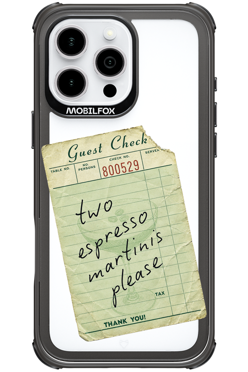Espresso Martini 2.0 - Apple iPhone 16 Pro Max