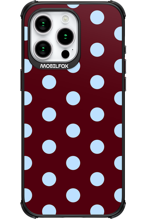 Polka Dots (burgundy) 2.0 - Apple iPhone 15 Pro Max