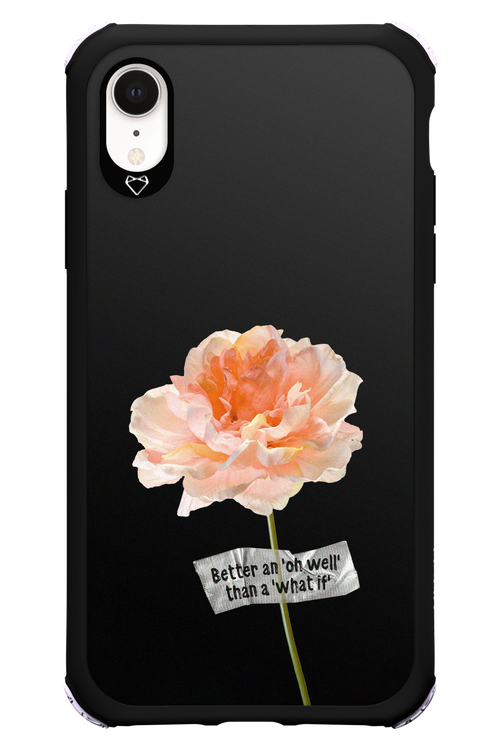 Flower Black - Apple iPhone XR