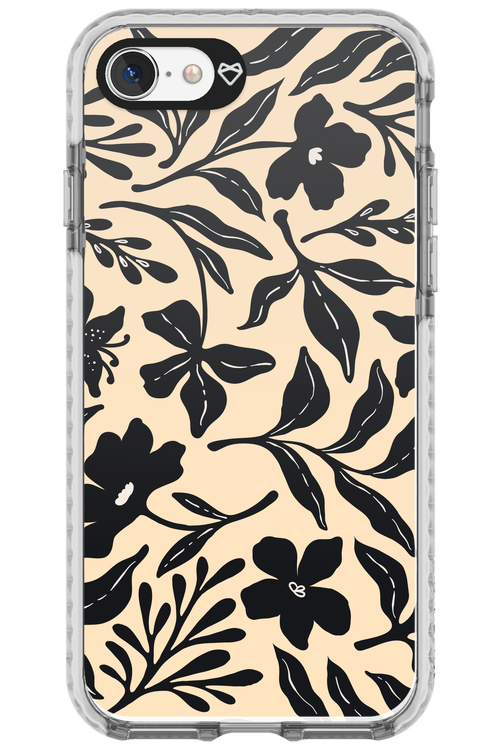 Black Flowers 2.0 - Apple iPhone SE 2020