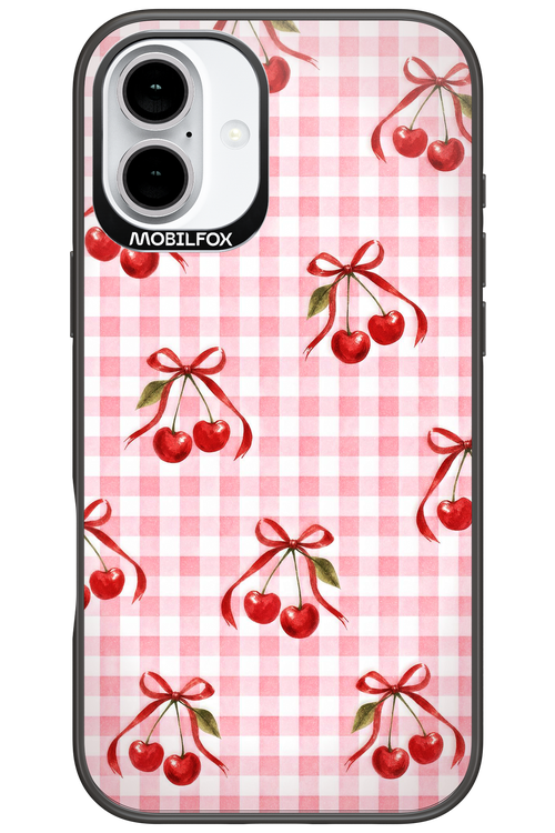 Pink Cherry Checked 2.0 - Apple iPhone 16 Plus