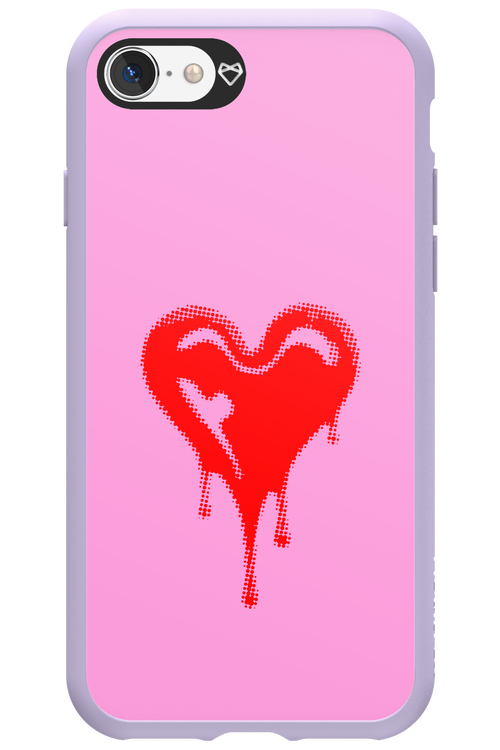 Heart Pink - Apple iPhone 8