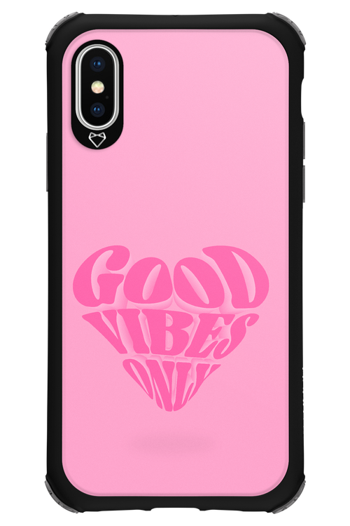 Good Vibes Heart - Apple iPhone XS