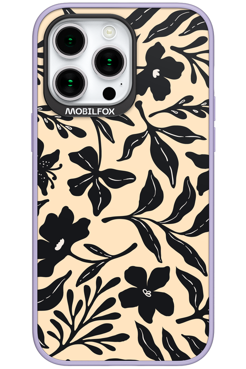 Black Flowers 2.0 - Apple iPhone 15 Pro Max