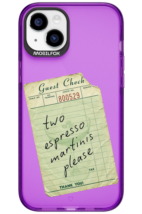 Espresso Martini 2.0 - Apple iPhone 15 Plus