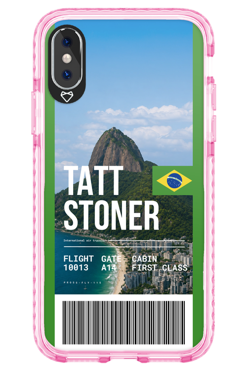 TATT STONER (fly ticket) 2.0 - Apple iPhone X