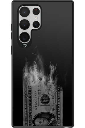 Money Burn B&W 2.0 - Samsung Galaxy S22 Ultra