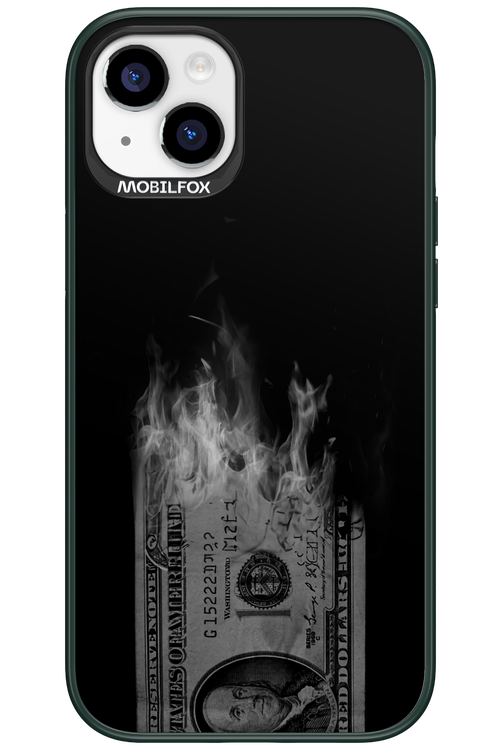 Money Burn B&W 2.0 - Apple iPhone 15 Plus