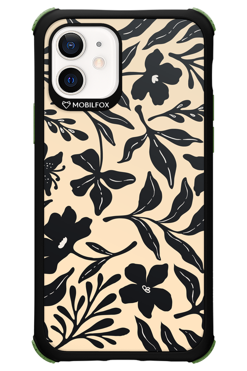 Black Flowers 2.0 - Apple iPhone 12