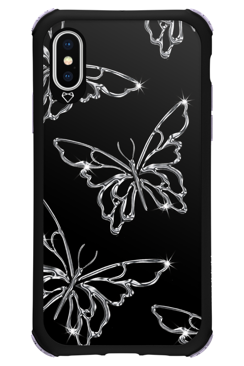 Silver Butterfly 2.0 - Apple iPhone X